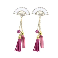 2pcs chinese fans tassel phone cover accessories chinese fans tassel phone cover ornaments mobile phone beauty accessories