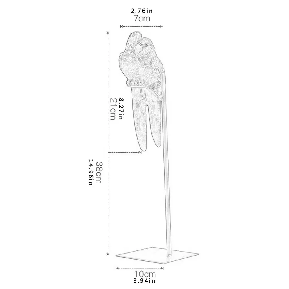 

Lovers Bird Resin Durable Decoration Creative Lovers Resin Decoration Home Craft Smooth Texture Decoration