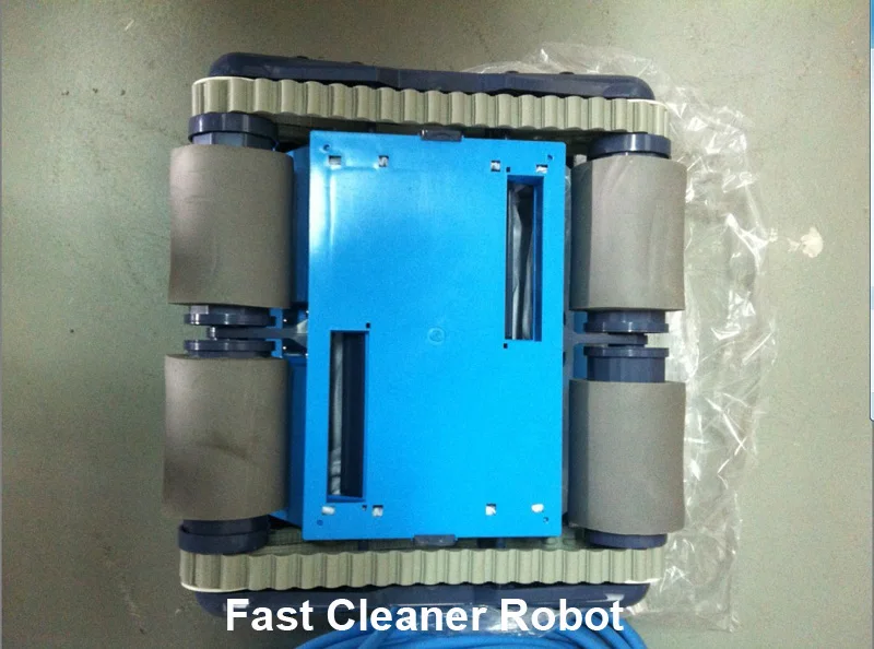 

Original Automatic Swimming Pool Cleaner With Spot Cleaning, Wall Climbing+Remote Controller+15m Cable+Working Area:100-200m2