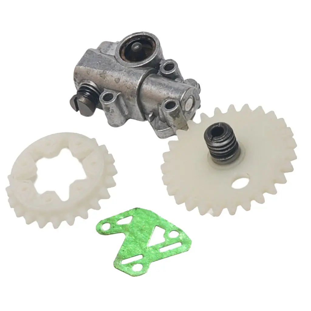 

Oil Pump, Gasket, Worm Gear and Spur Wheel For Stihl Chainsaw Parts Replace OEM 1119 640 3200