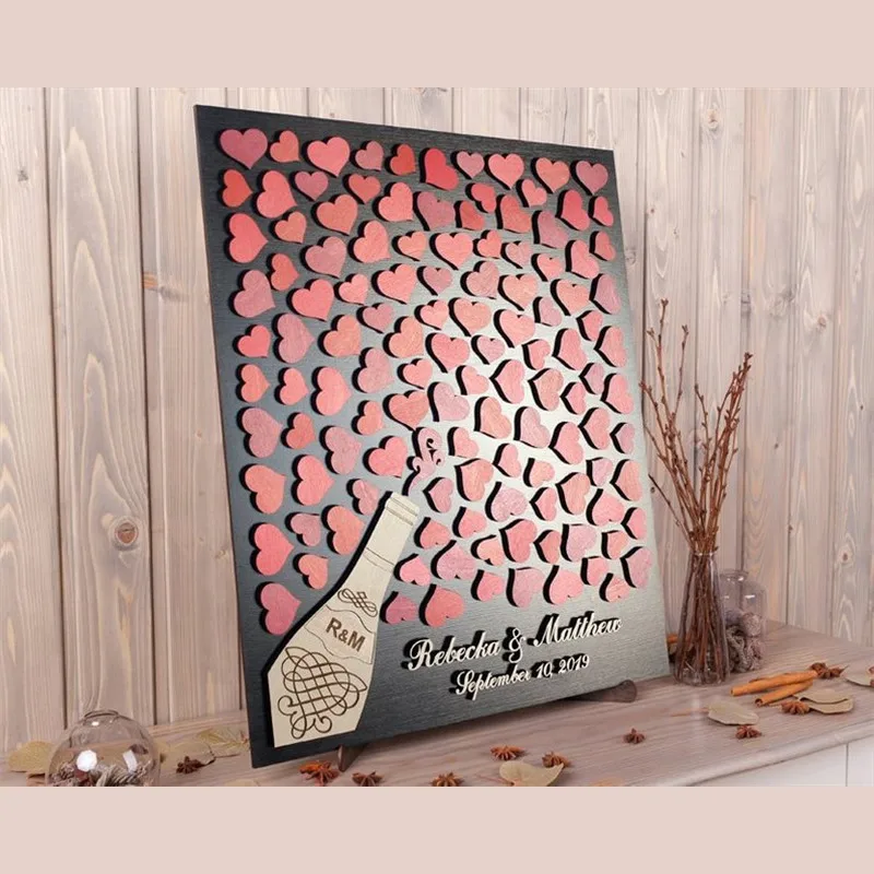 Индивидуальная Свадебная Гостевая книга альтернатива винному шампанскому