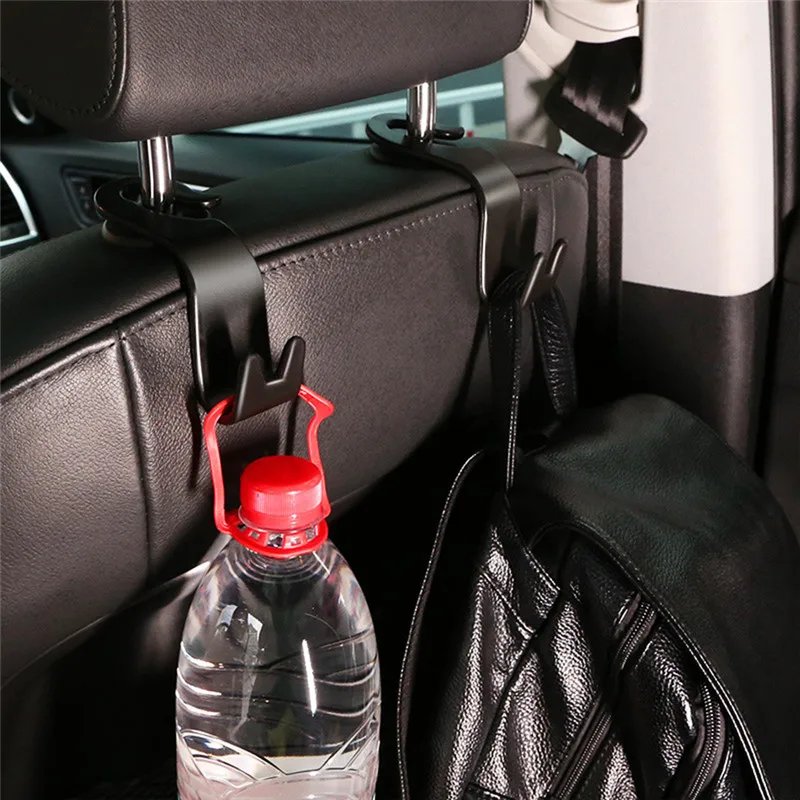 20kg Load-bearing Universal Car Rear Back Seat Hooks Organizer Hanger for Bag Cloth Accessories Interior Auto Products | Автомобили и