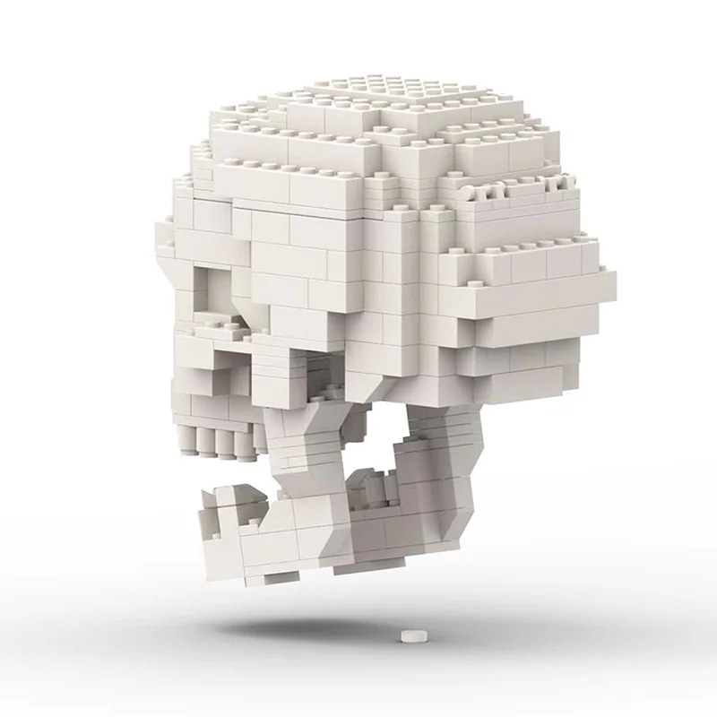 Конструктор MOC Creator человеческая голова с мозгом сборный креативный блок