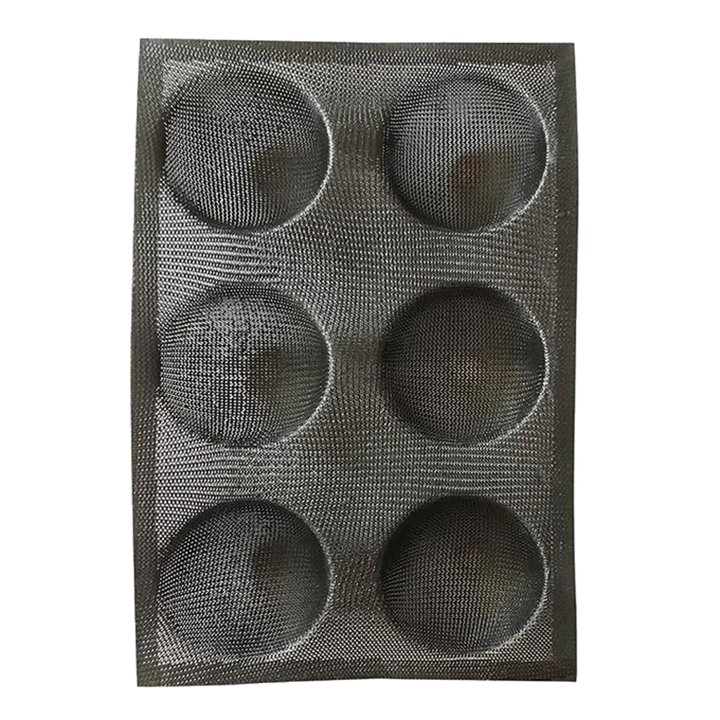 Силиконовые формы для гамбургеров MagiDeal пекарская булочка выпечки хлеба с 6