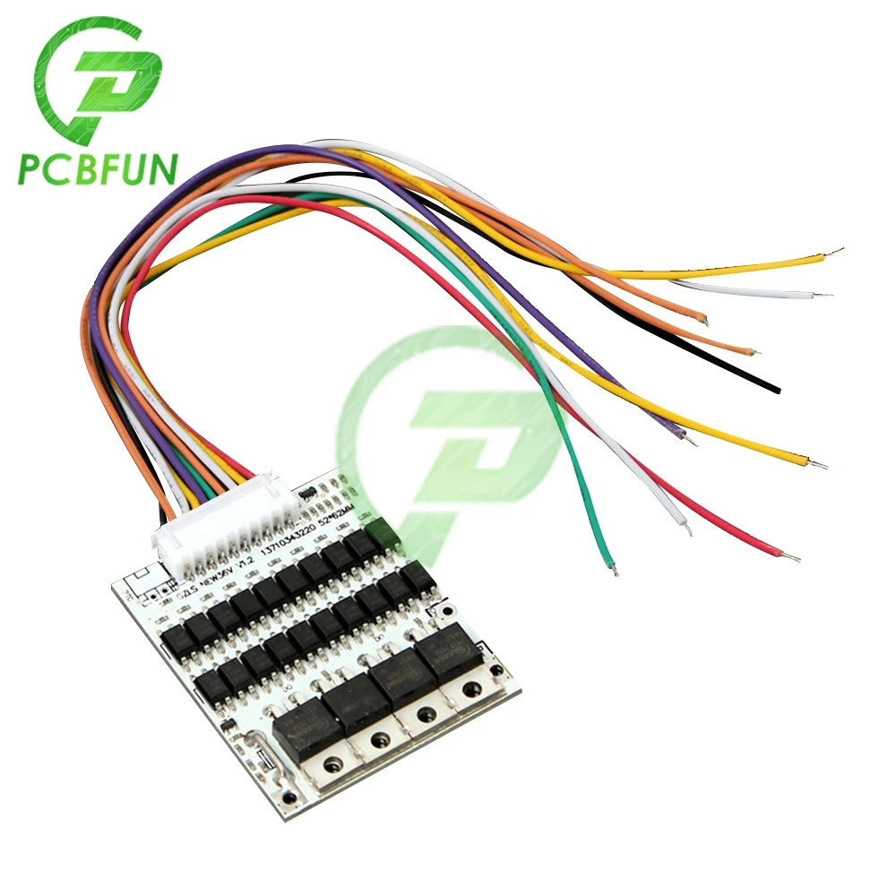 Защитная плата баланса литий-ионной батареи 10S 36 в 40 А модуль защиты аккумулятора