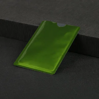HJKL 6 шт. Rfid кошелек блокирующий замок держатель для банковских карт Id Чехол для банковских карт защита металлический кредитный NFC Держатель алюминий 6,3*9,1 см