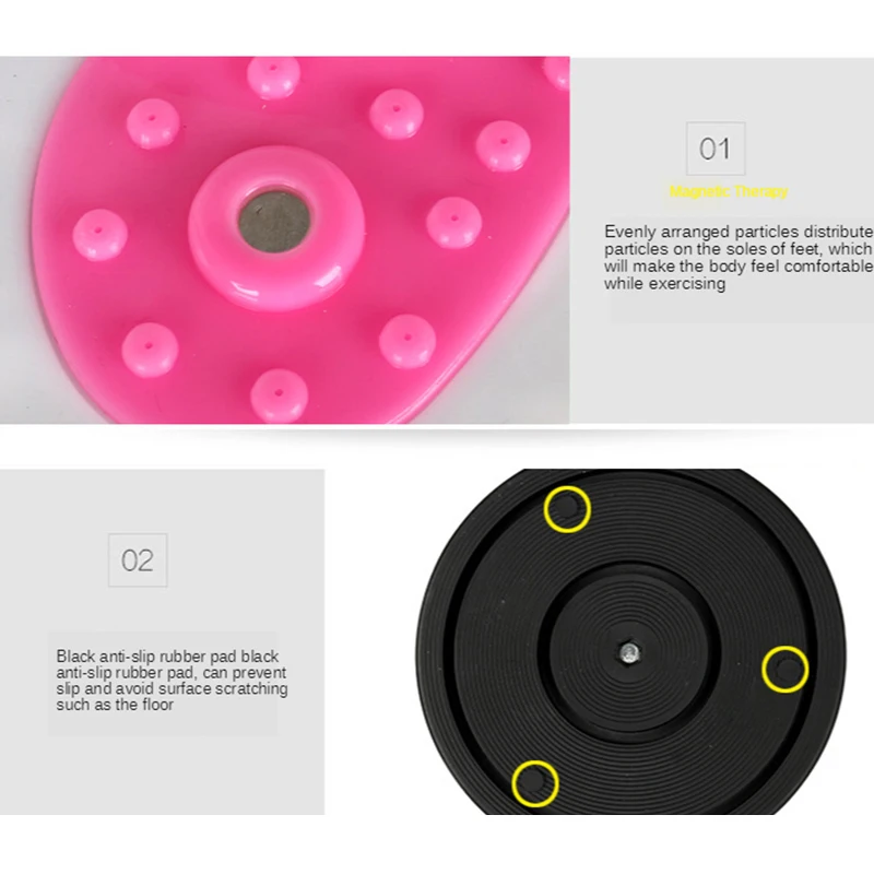 Талия скручивающийся диск Скручивающиеся доски Массажная пластина для ног