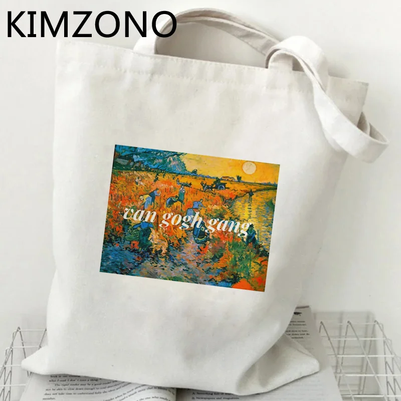 

Van Gogh shopping bag reusable shopper shopping tote jute bag bag bolsa compra sac cabas foldable bolsas ecologicas grab