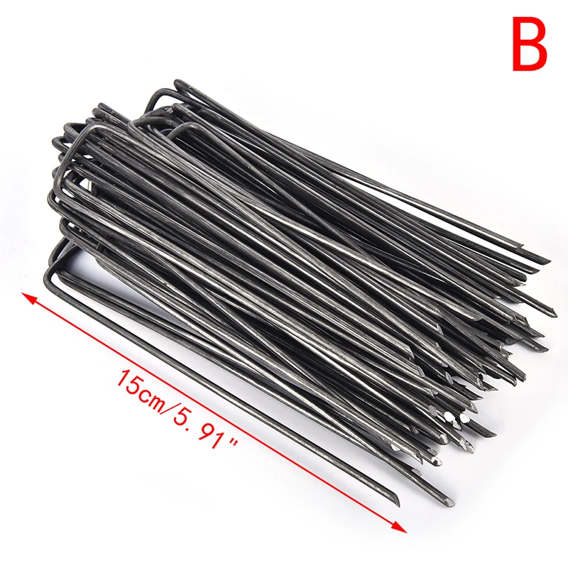 Сверхмощный U образный стальной садовый штапельный калибр оцинкованные