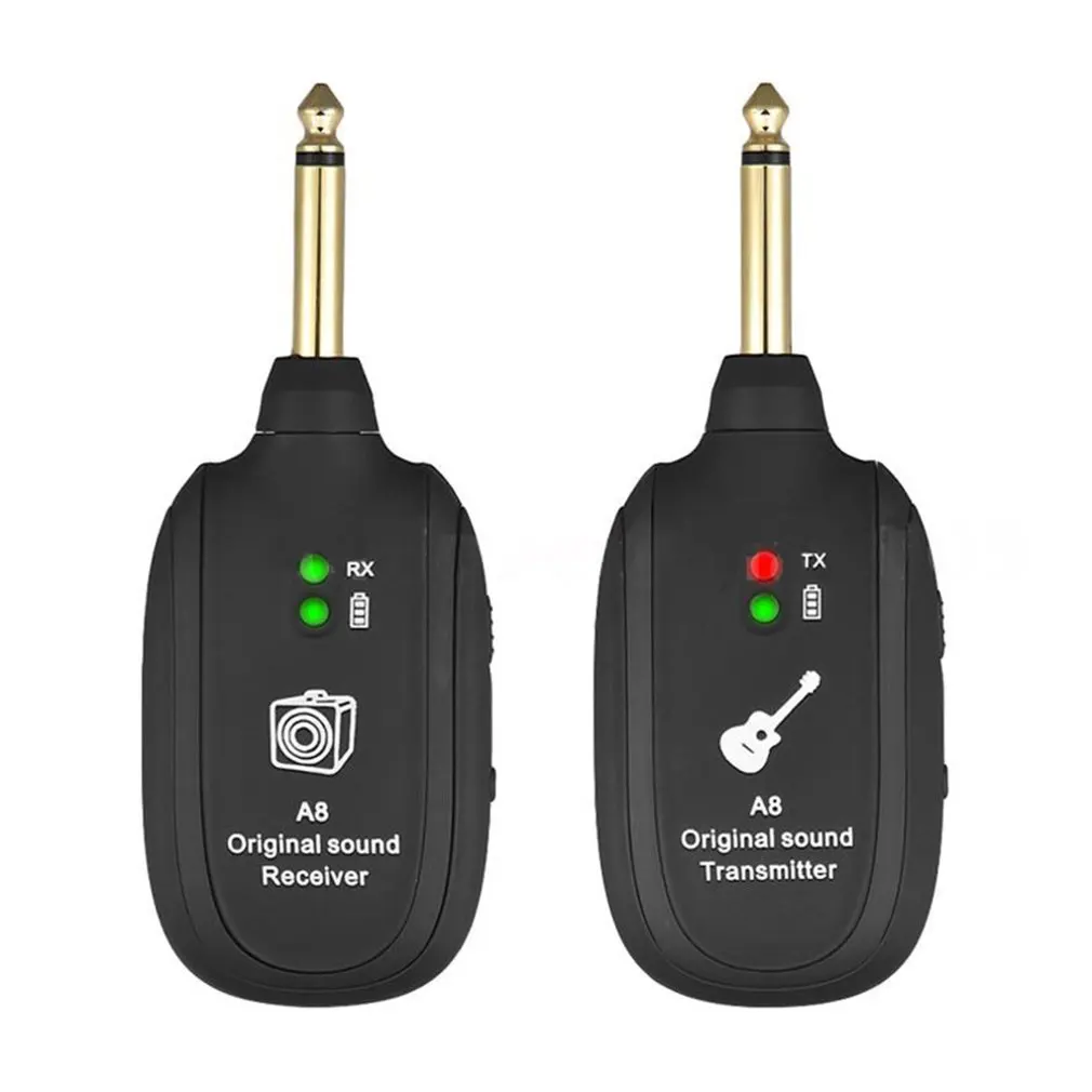 

Guitar Wireless Transmission System Electric Guitar Wireless Pickup Wireless Transceiver A8 Guitar Wireless Receiver