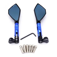 1pair universal cnc rear view mirrors replacement metal modified side mirrors for motorcycles