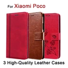 Кожаный чехол-книжка Poko x3 для Xiaomi Poco X3 NFC Poco F2 Pro Premium, чехол-бумажник для Xiaomi Poco M2 Pro X2, чехлы