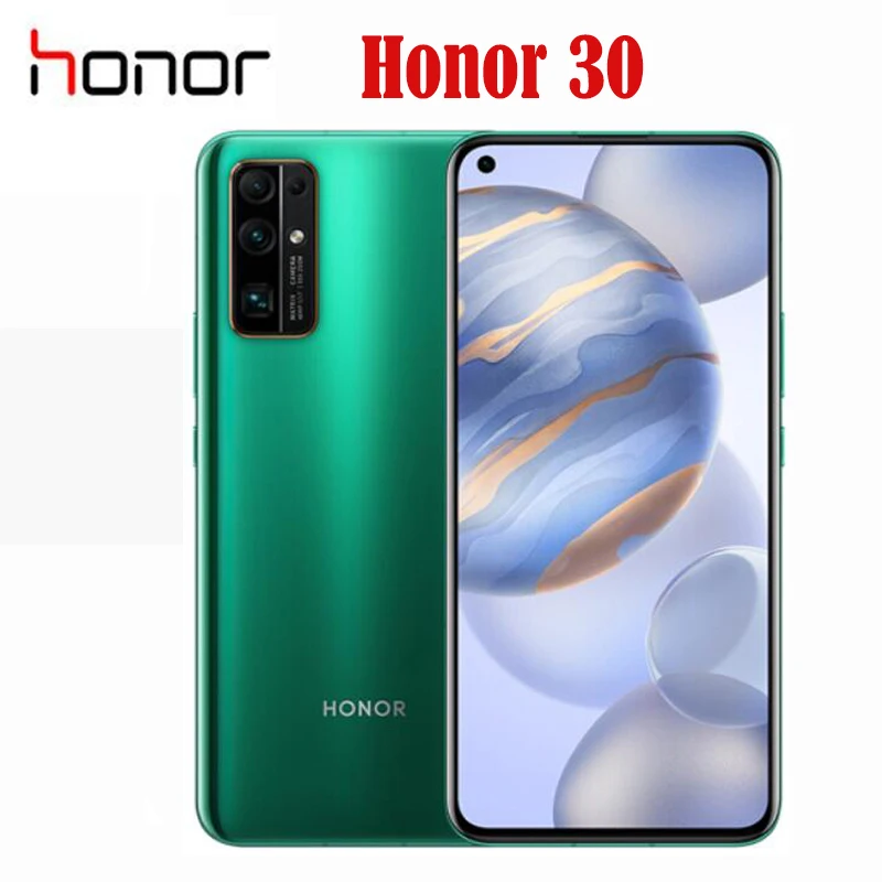 Новый оригинальный официальный Смартфон Honor 30 5G 6 53 дюйма Восьмиядерный процессор