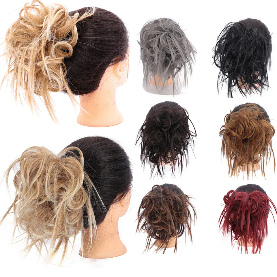 LUPU пучок волос спутанные кудрявые аксессуары для шиньон наращивания женское
