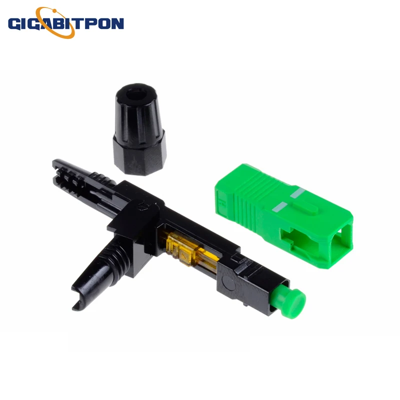 FTTH ONT single-mode optical fiber quick connector SC UPC embedded optical fiber quick connector, free shipping