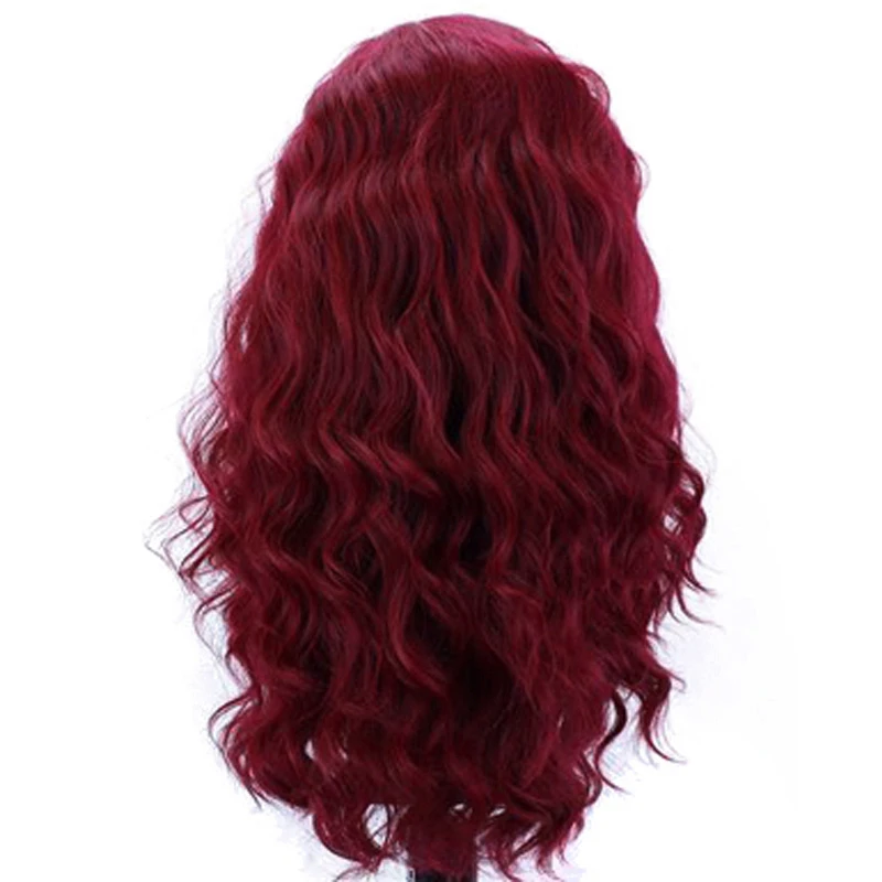 Парик с длинными волнистыми волосами термостойкий синтетический на