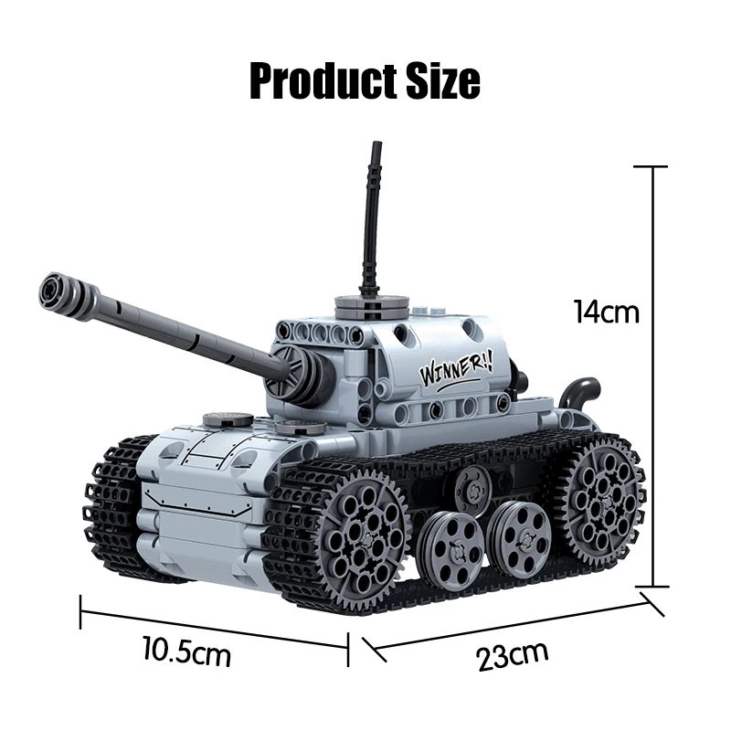 

Military Electric Motor Tank Set Bricks High-tech Army Track Tank Model Building Blocks Education Toys For Children Boys