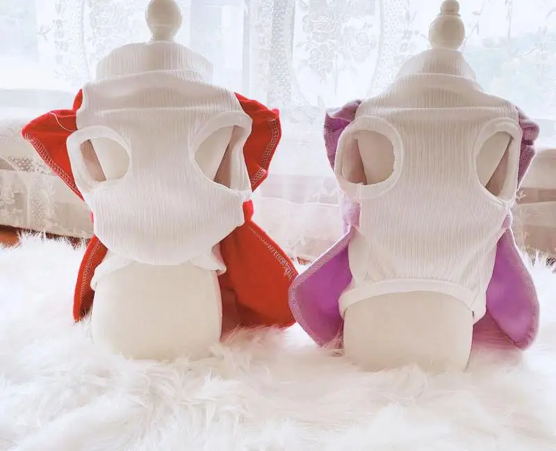 

Girl Dog Cat Dress Flowers Design Pet Puppy Skirt Spring/Summer Clothes Outfit 5 Sizes 2 Colours