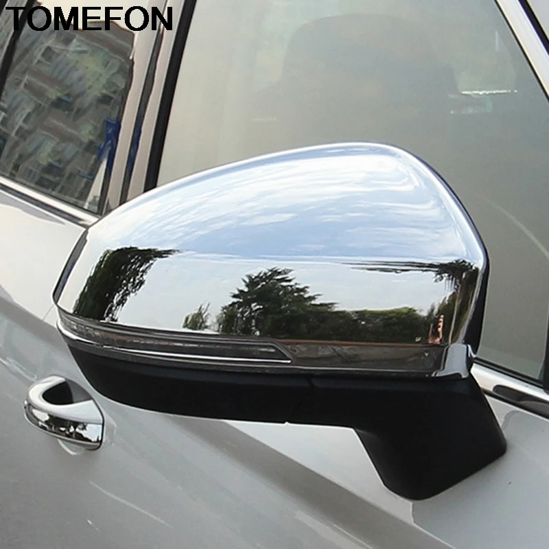 TOMEFON For Volkswagen T-Cross 2018 2019 2020 Side Door Wing Rear View Mirror Cap Cover Trim Exterior Accessories Styling ABS | Автомобили