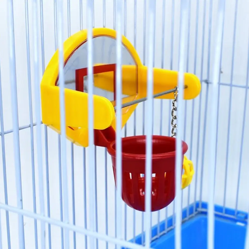 Игрушка для птиц попугаев мини игрушки на тему баскетбола с колокольчиком