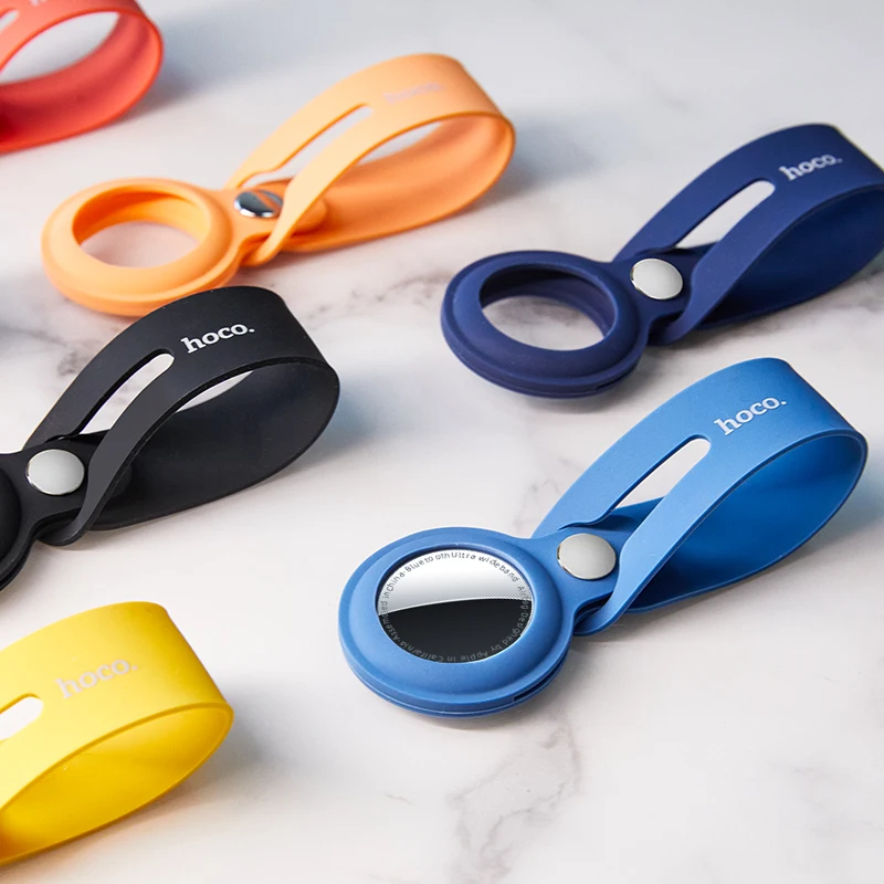 Силиконовая Петля hoco для Apple airtag чехол-трекер аксессуары защитный чехол бампер