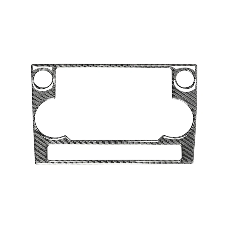 

Central Control Button Frame Cover Trim Interior Accessories Carbon Fiber for Land Rover Discovery 2015-2019