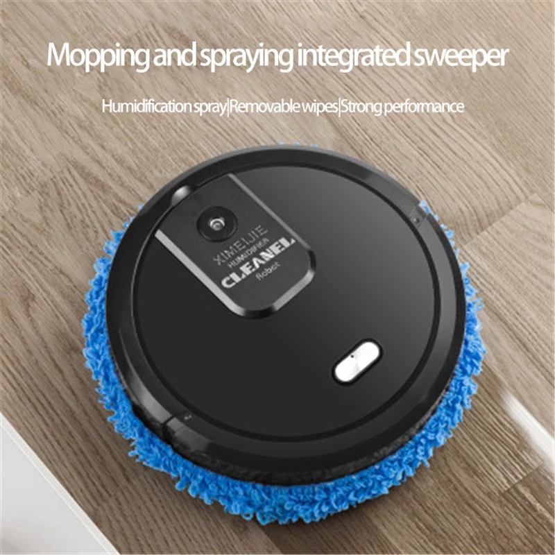 

3 in 1 Sweeping Robot Portable Floor Sweeper Robotic Vacuum Cleaner Dry and Wet Spray Cleaning Mopping Mop Machine