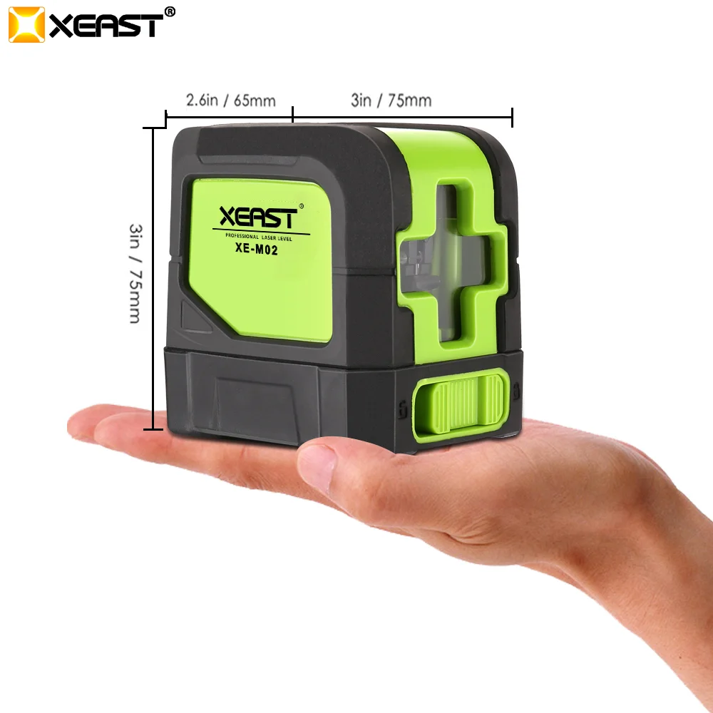 Лазерный уровень XEAST компактный самонивелирующийся нивелир с 2 вертикальными