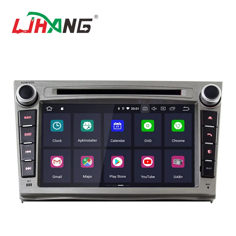 LJHANG автомобильный DVD мультимедийный плеер Android 10 для SUBARU OUTBACK LEGACY 2008 2013 WIFI 2 Din