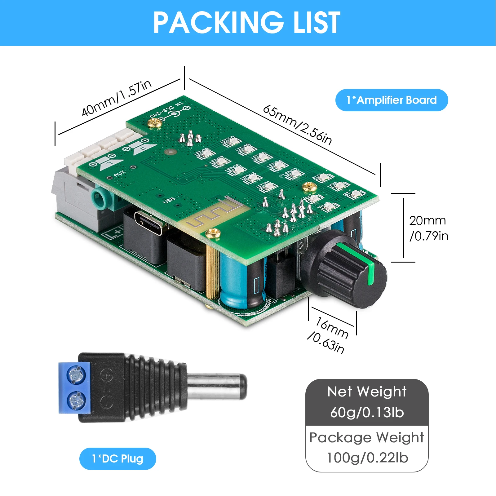 Плата цифрового усилителя Douk Audio HiFi 2 0 каналов миниатюрный приемник Bluetooth 5