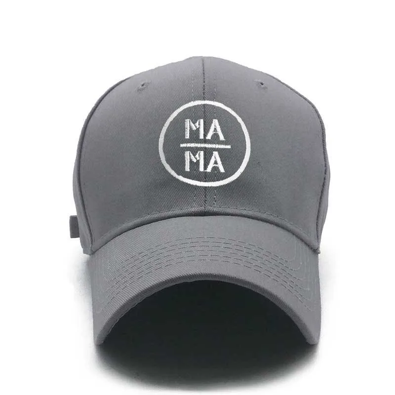 Gray MAMA Бейсболка для родителей и детей, для мамы и ребенка, DADA Trucker, Повседневная Кепка для папы, черная бейсболка, Кепка для мамы и дочери - Цвет: Gray MAMA