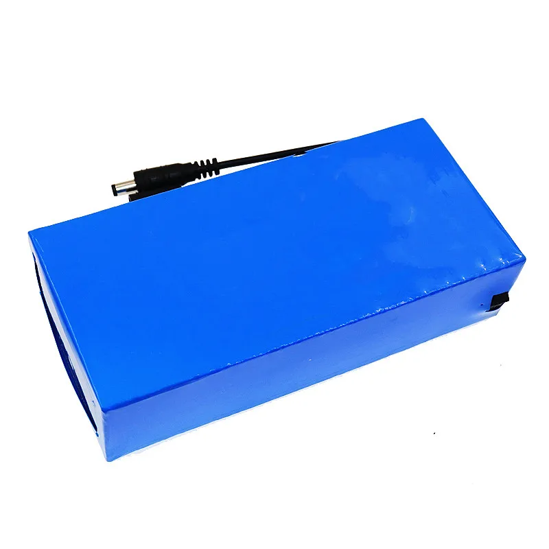 100% New Portable 12v 45000mAh 18650 Lithium-ion Battery pack DC 12.6V 45Ah battery With bms+12.6V 1A US EU Charger | Электроника