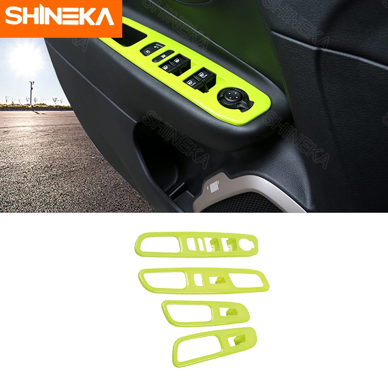 SHINEKA интерьерные молдинги для Jeep Renegade 2016 + автомобильные аксессуары интерьерная