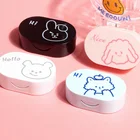 1 шт., контейнер для хранения контактных линз в виде кролика