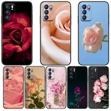 Lovers rose For Realme C3 Case Soft Silicon Back cover OPPO Realme C3 RMX2020 Coque Capa Funda find x3 pro C21 8 Pro a91