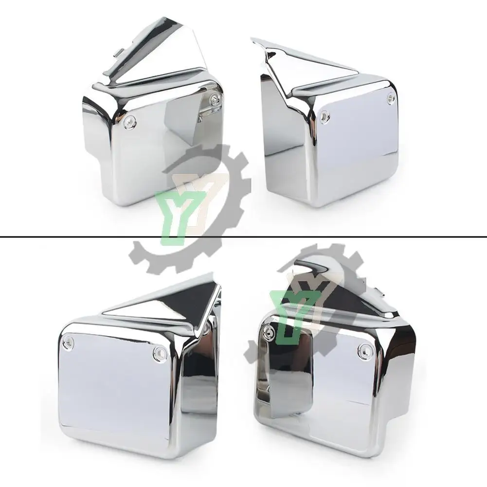 

2Pcs Motorcycle Side Battery Cover Guard for Honda Black Widow Shadow Spirit VT750 DC 2000-2009 & Black Widow 2000-2006 2007
