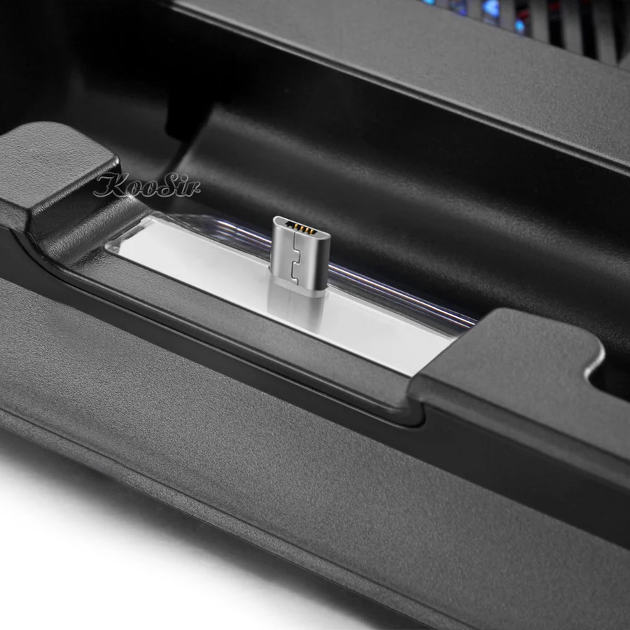 Вертикальная подставка для консоли PS4 Pro охлаждающий вентилятор игровой зарядное