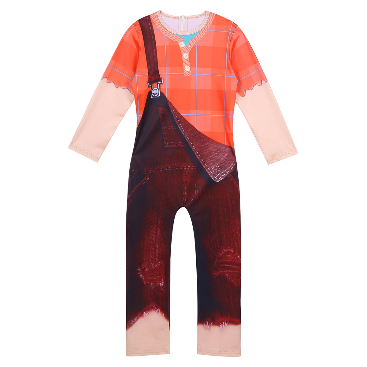 Anime Clothes Kids Boys Long Sleeves Digital Printed Jumpsuit Bodysuit Halloween Cosplay Party Dress Up Costume | Тематическая
