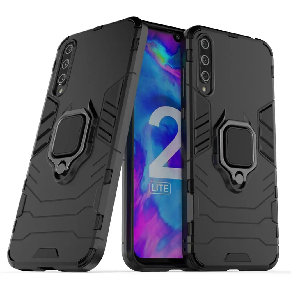 Для huawei Honor 20 Lite чехол автомобильный держатель бронированный s Жесткий ПК и мягкий