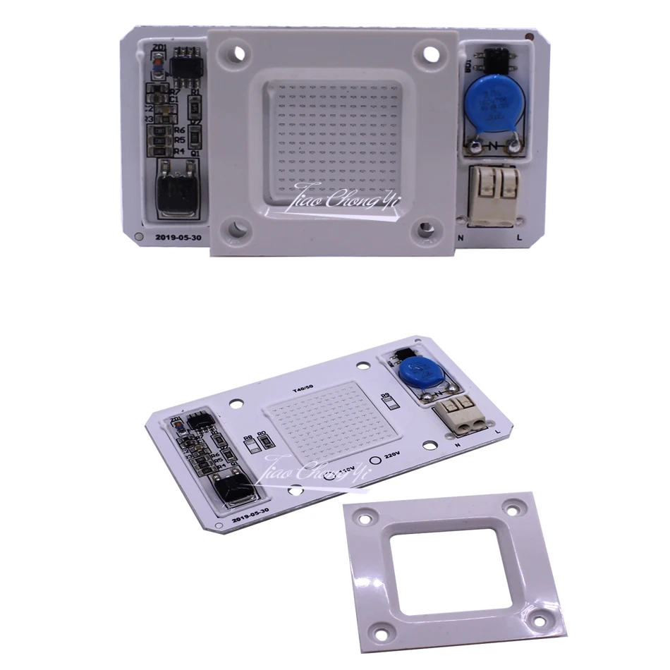 50 Вт светодиодный COB УФ лампа чип Smart IC 110 В/220 В нм 400нм DOB AC Ультрафиолетовый +