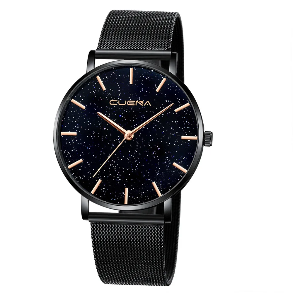 

Ladies Watch Starry Sky Diamond Dial Women Bracelet Watches Stainless Luxury Brand Quartz Mesh Magnetic Buckle Wristwatch Woman