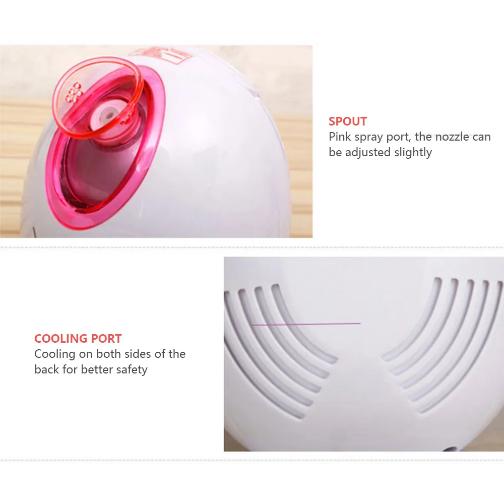 Паровой озоновый паровой аппарат для лица нано распылитель вапорайзер кожи SPA