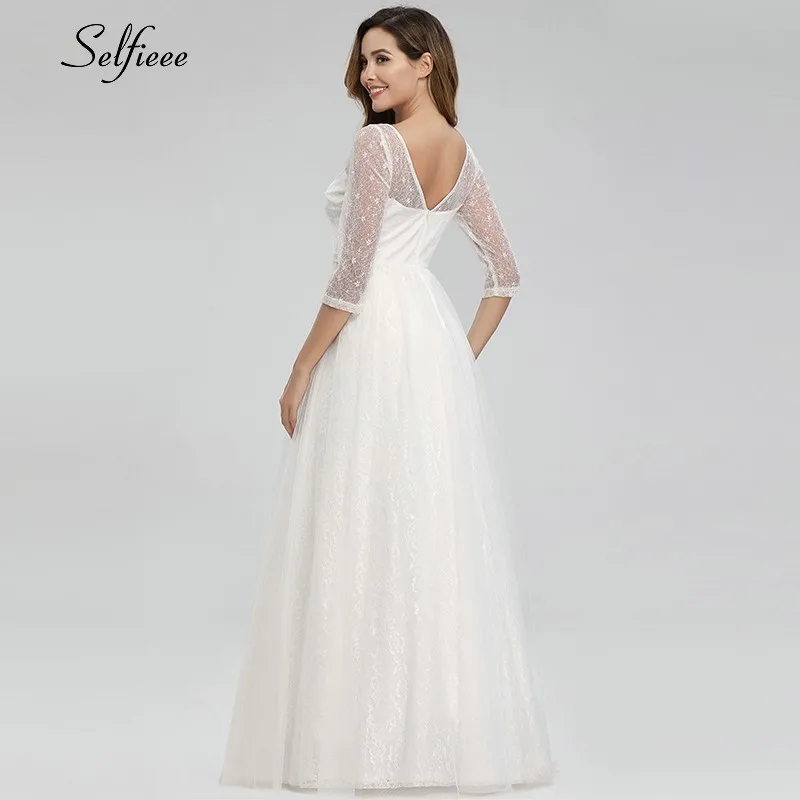 Женское винтажное кружевное платье-трапеция белое Элегантное летнее платье