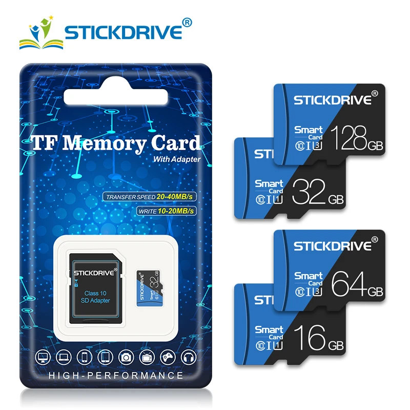 

MicroSD 8GB 16GB Memory Card 64GB Micro SD Card C10 32GB TF Card 128GB Flash Drive for Smartphone
