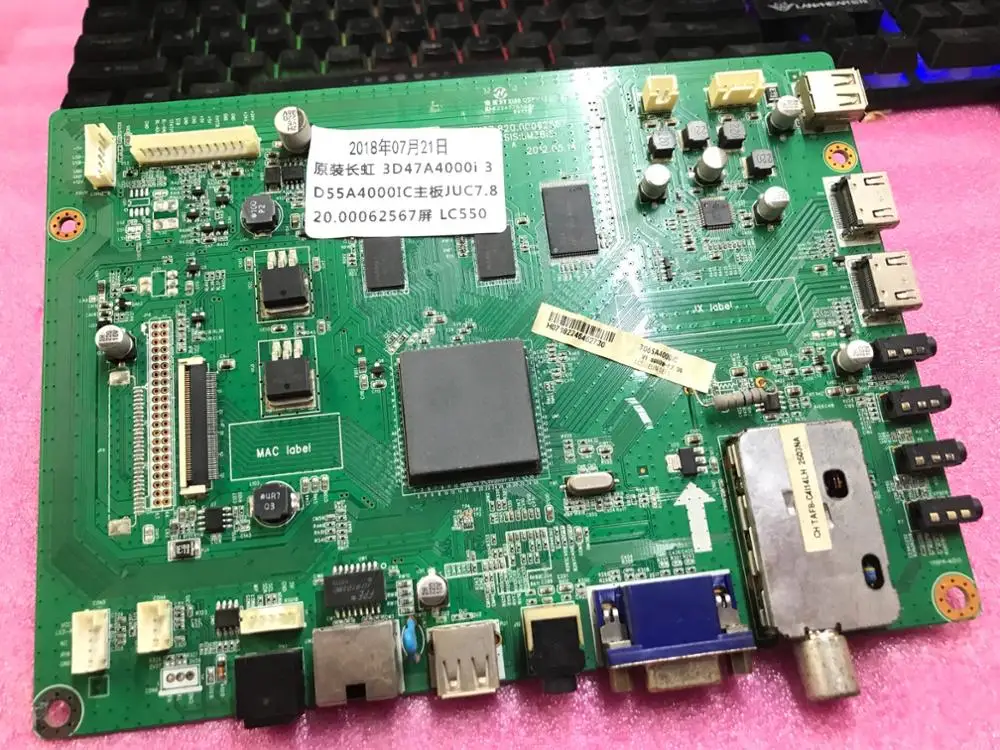 

Original 3D47A4000i 3D55A4000IC motherboard JUC7.820.00062567 screen LC550