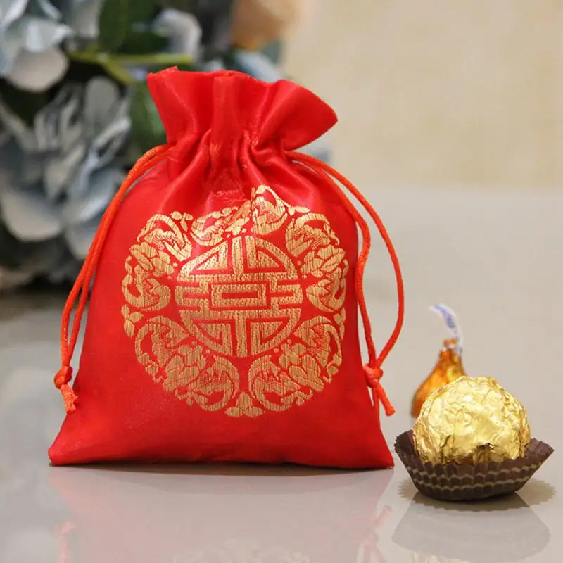 Сумка для благословения мира сумка нового года красная Свадебная конфет