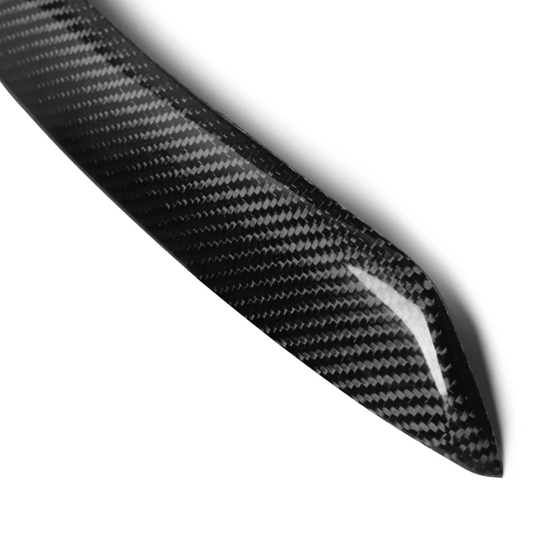 

1 Pair Car Real Carbon Fiber Headlight Eyelids Eyebrow Decoration Stickers for Passat B6 3C 2005-2010