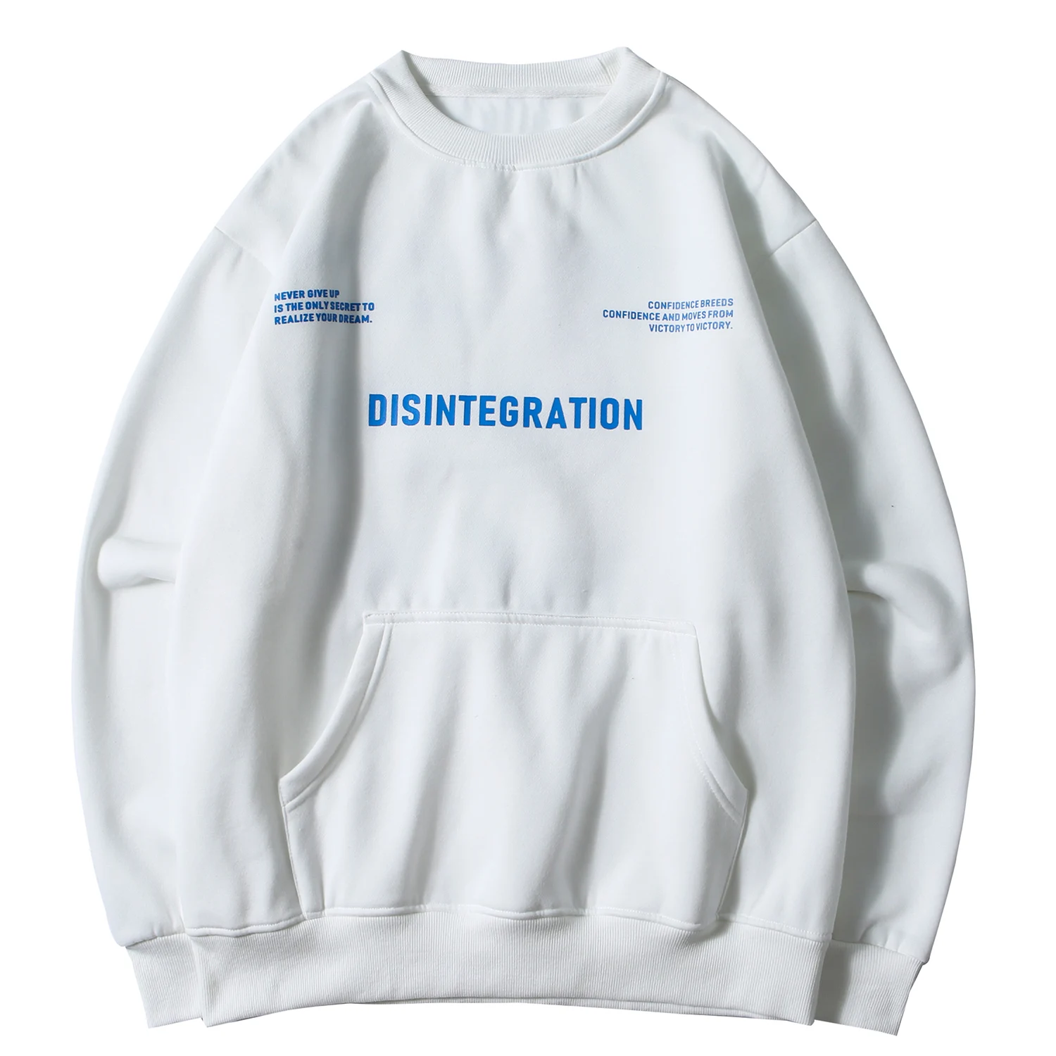 Aelfric eden с буквенным принтом Толстые мужские толстовки Уличная Повседневная