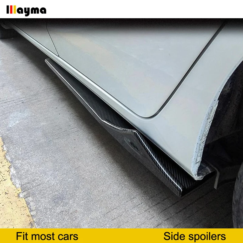 Боковые юбки из углеродного волокна для BMW E60 F22 F10 F01 G30 Z4 E89 Mercedes CLS E300 A200 A260 Audi A1 S3 TT A7