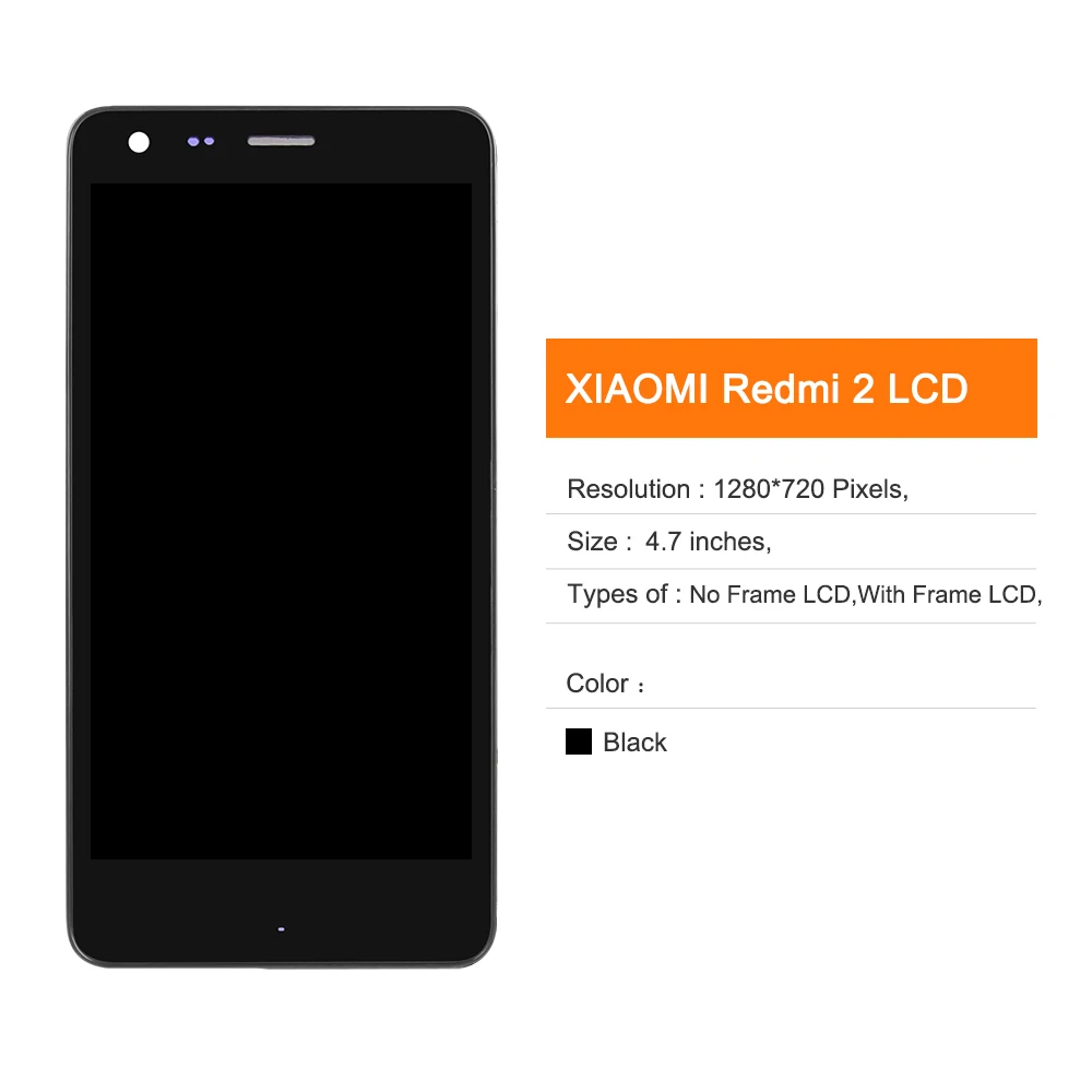 ЖК-дисплей 4 7 дюйма для Xiaomi Redmi 2 сенсорный экран дигитайзер в сборе Redmi2 сменный |
